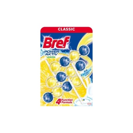 Bref WC block Power Aktiv with the scent of lemon, 150 g