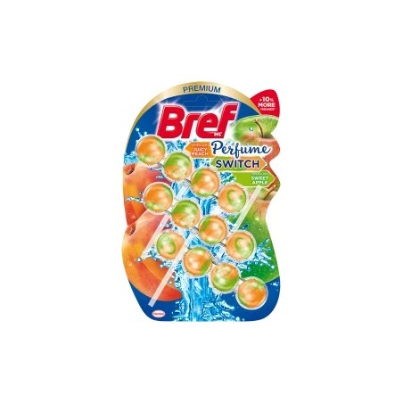 Bref WC block Perfume Switch peach & apple, 150 g
