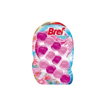 Bref WC block Brilliant Gel Spring Rain, 126 g