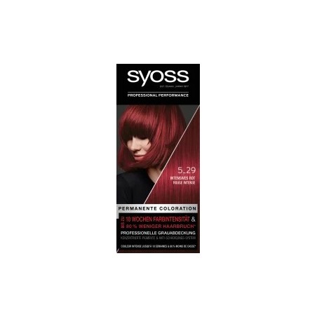 Syoss Hair color Professional Performance Intensive Red 5_29, 1 pc