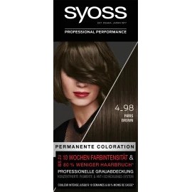 Syoss Hair color Professional Performance Paris Brown 4_98, 1 pc