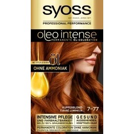 Syoss Oleo Intense Hair color copper blonde 7-77, 1 pc