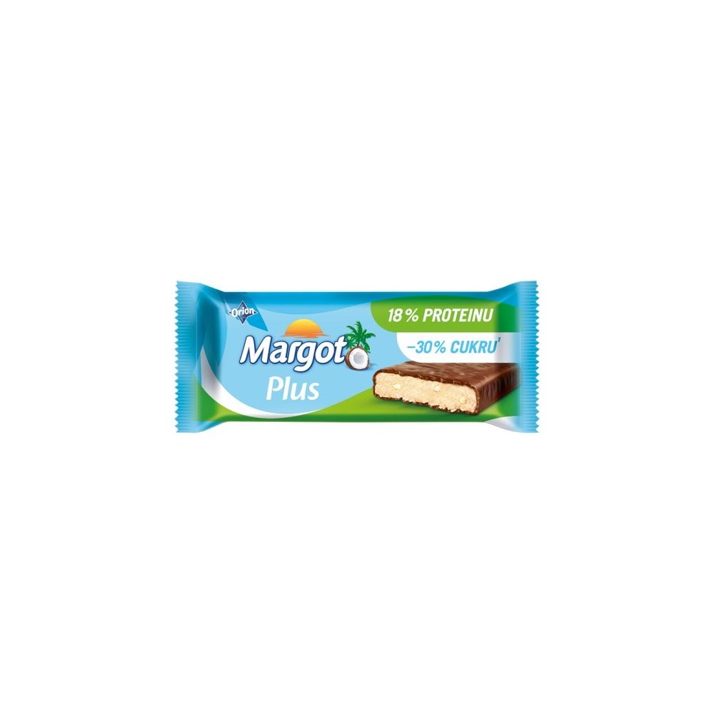 ORION MARGOT Plus Bar with 18% protein and -30% sugar 70g