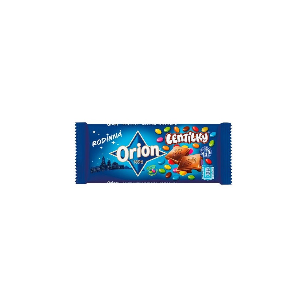 ORION Family milk chocolate and LENTILS 150g