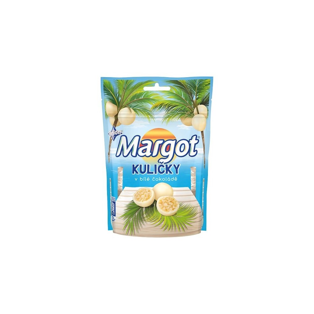 ORION Margot balls in white chocolate 120g
