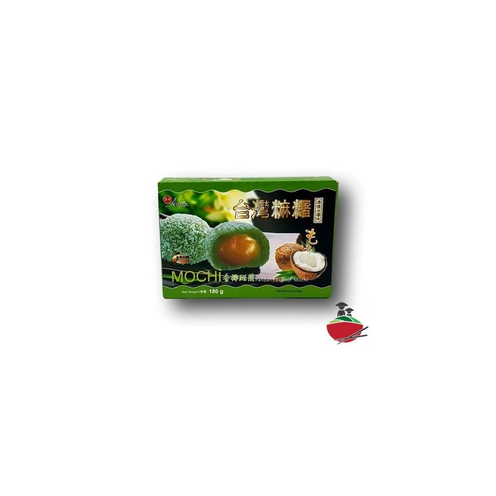 AWON MOCHI WITH COCONUT PANDAN LEAVES 180G