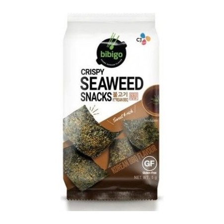 BIBIGO SEAWEED FOR SNACK WITH BBQ FLAVOR 5G