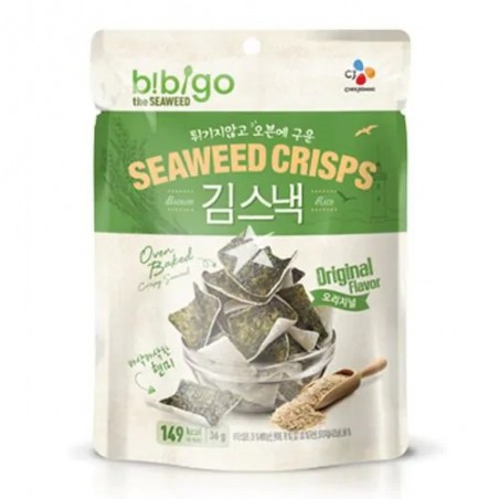 BIBIGO RICE CHIPS FROM SEAWEED ORIGINAL 20G