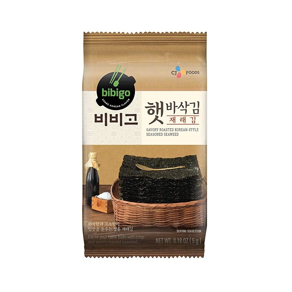 BIBIGO SNACK SPICED SEAWEED JAERAE 4G