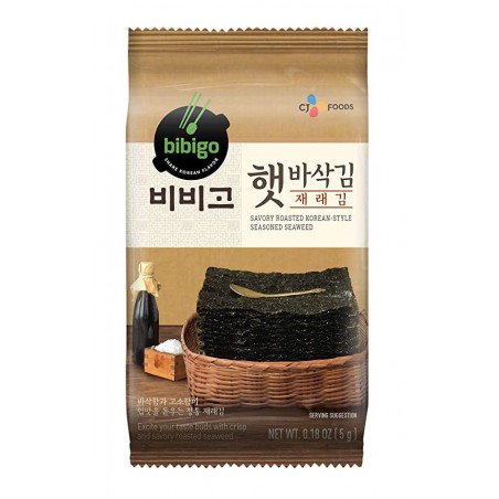 BIBIGO SNACK SPICED SEAWEED JAERAE 4G