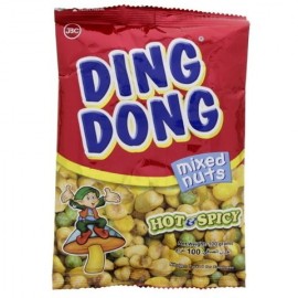 DING DONG MIX HOT AND SPICY NUTS 100G