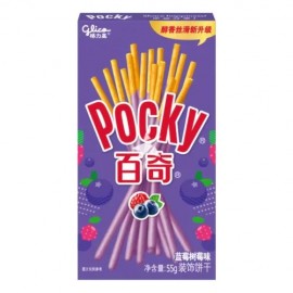 GLICO POCKY BLUEBERRIES AND RASPBERRIES 55G