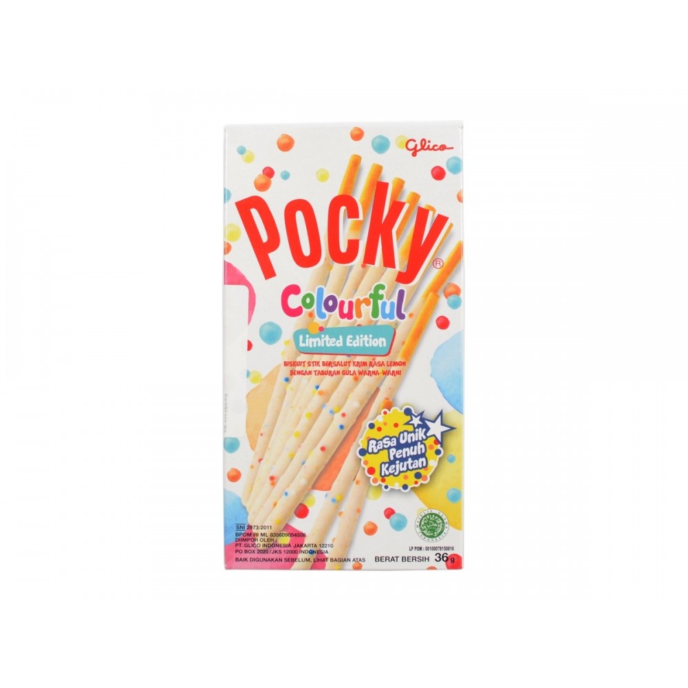 GLICO POCKY COLORFUL STICKS 36G