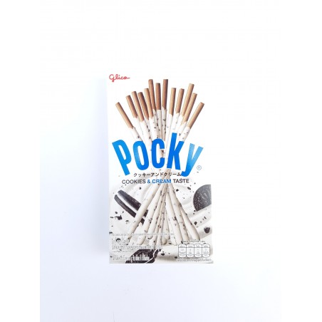 GLICO POCKY COOKIES & CREAM STICKS 45G