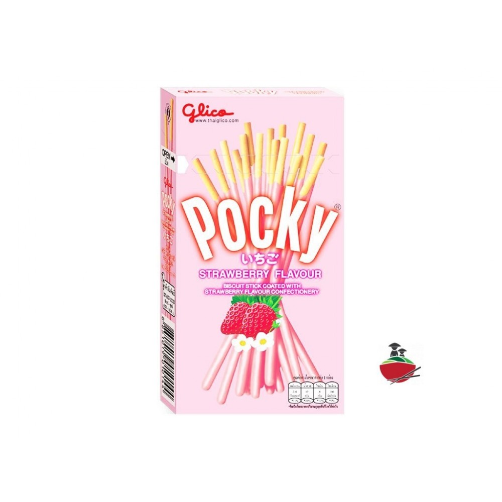 GLICO POCKY STRAWBERRY STICKS 45G
