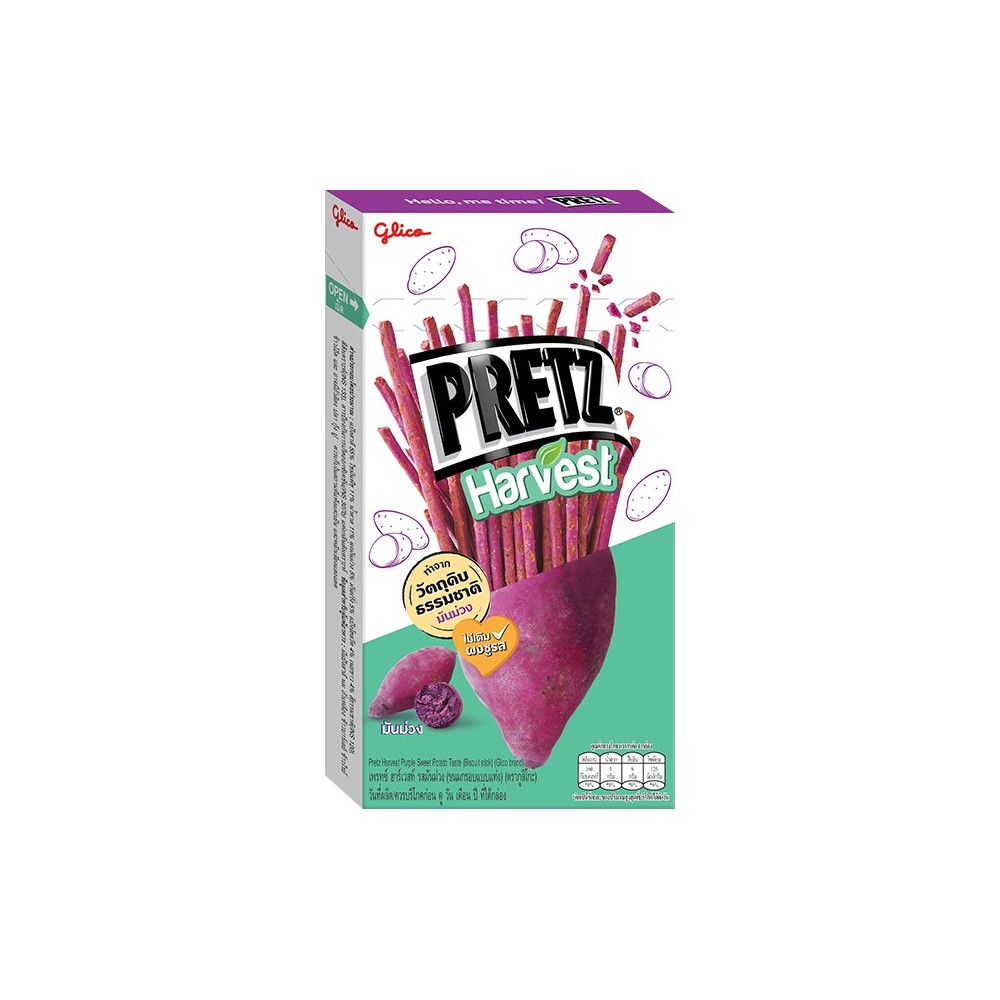 GLICO PRETZ SWEET POTATO STICKS 34G
