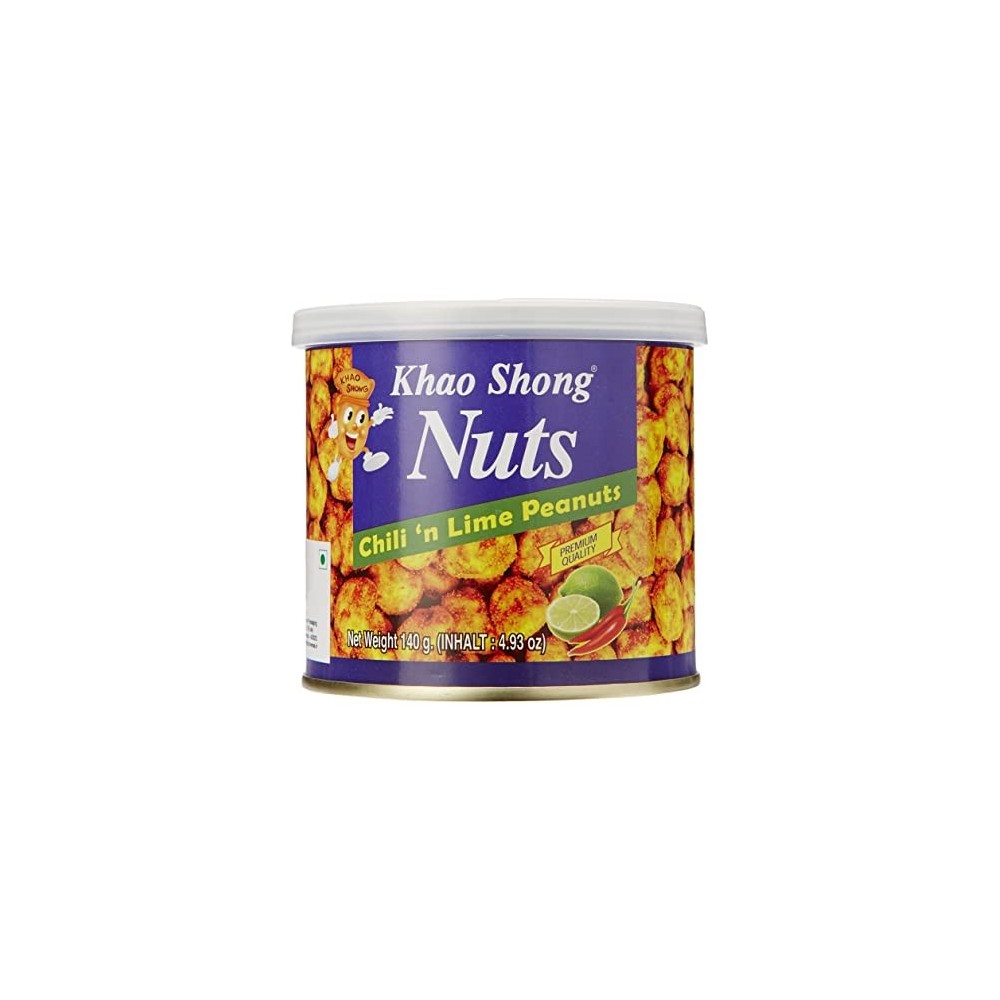 KHAOSHONG COATED CHILI-LIME PEANUTS 140G