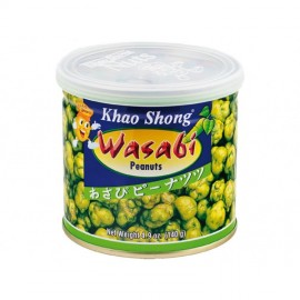 KHAOSHONG COATED PEAS WITH WASABI FLAVOR + WAKAME 140G