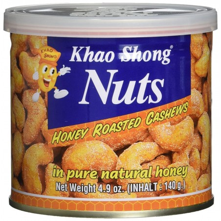KHAOSHONG ROASTED CASHEWS WITH HONEY 140G