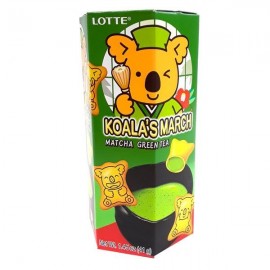 LOTTE KOALAS MARCH MATCHA FLAVORED BISCUITS 195G