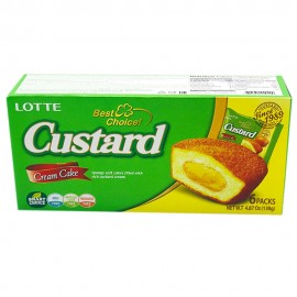 LOTTE CUSTARD CREAM CAKES 138G 6 * 23G