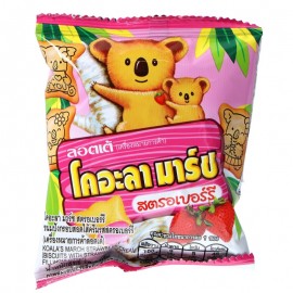 LOTTE KOALAS MARCH BISCUITS WITH STRAWBERRY 19.5G