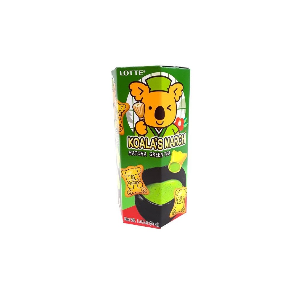 LOTTE KOALAS MARCH BISCUITS WITH MATCHA FLAVOR 37G