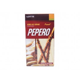 LOTTE PEPERO PEANUT AND CHOCOLATE BARS 36G