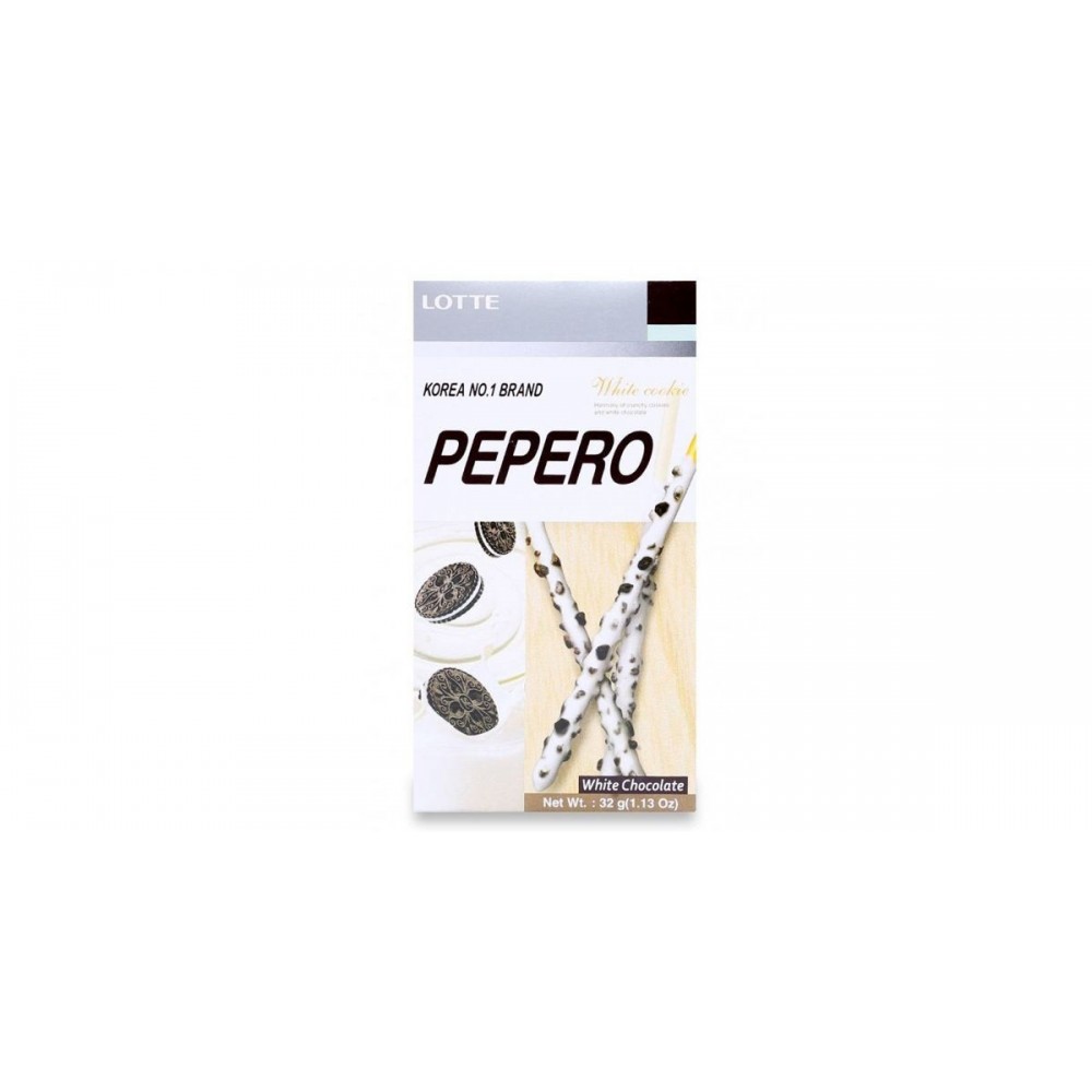 LOTTE PEPERO WHITE CHOCOLATE BARS MULTI PACK 128G