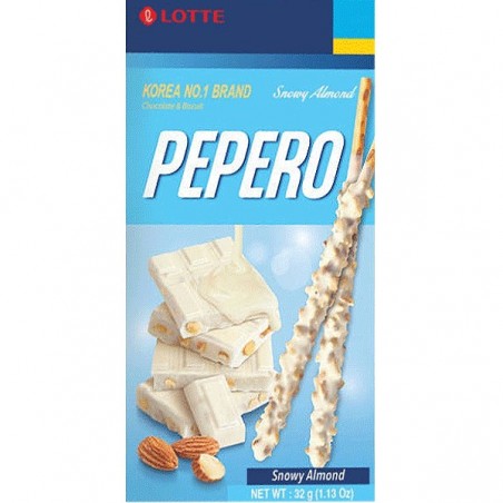 LOTTE PEPERO CREAM ALMOND STICKS 32G
