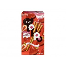 LOTTE TOPPO STRAWBERRY FLAVORED STICKS 40G