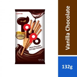 LOTTE TOPPO STICKS WITH VANILLA DOUBLE CHOCOLATE 132G
