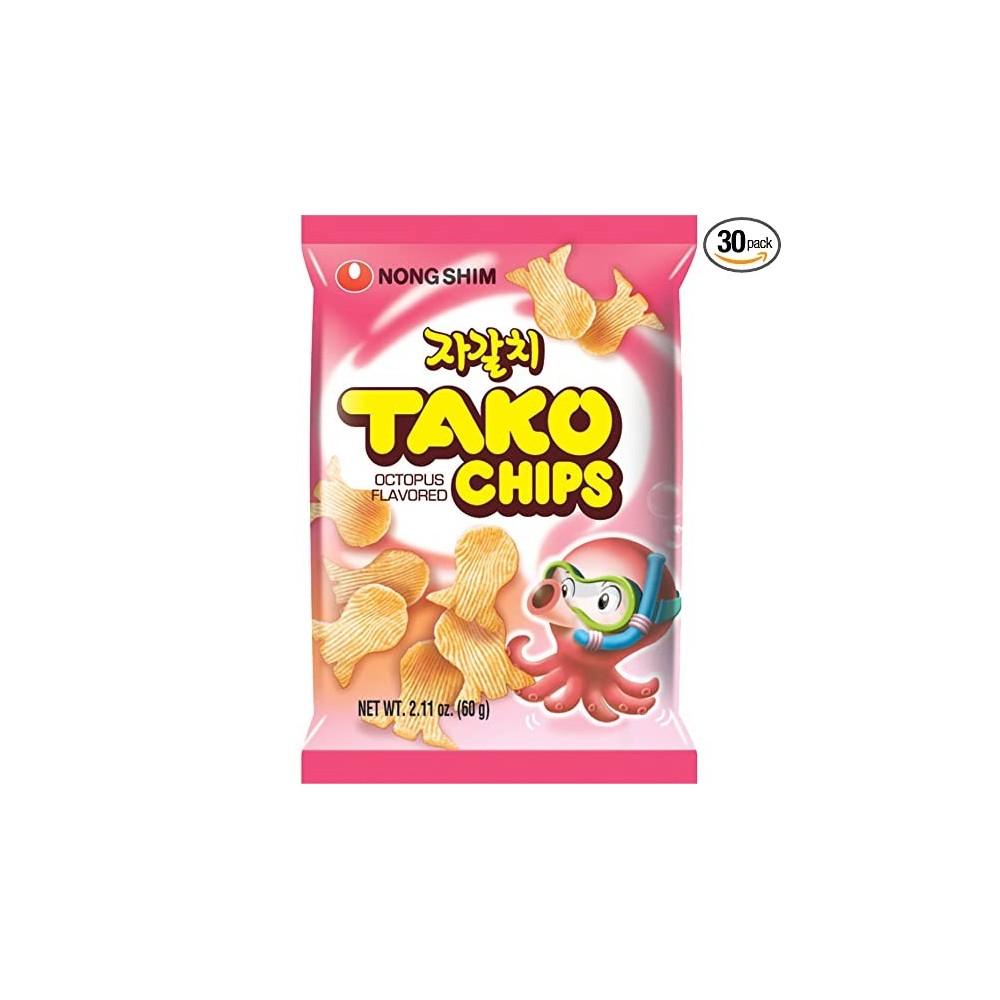 NONGSHIM CHIPS WITH OCTOPUS FLAVOR 55G