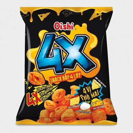 OISHI 4X CORN CHEESE CHIPS 40G