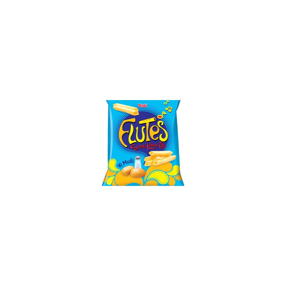 OISHI FLUTES SALTED POTATO CHIPS 40G