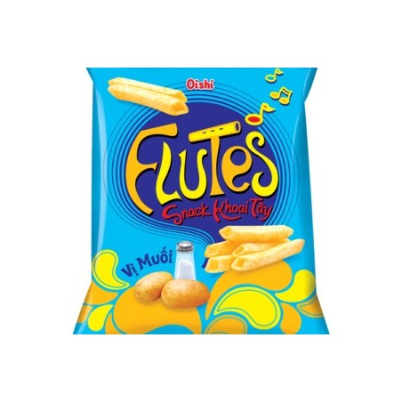 OISHI FLUTES SALTED POTATO CHIPS 40G