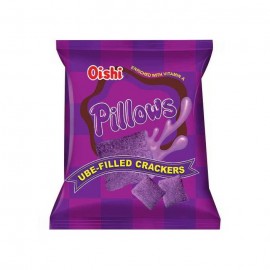 OISHI BISCUITS FILLED WITH UBE TARO 38G