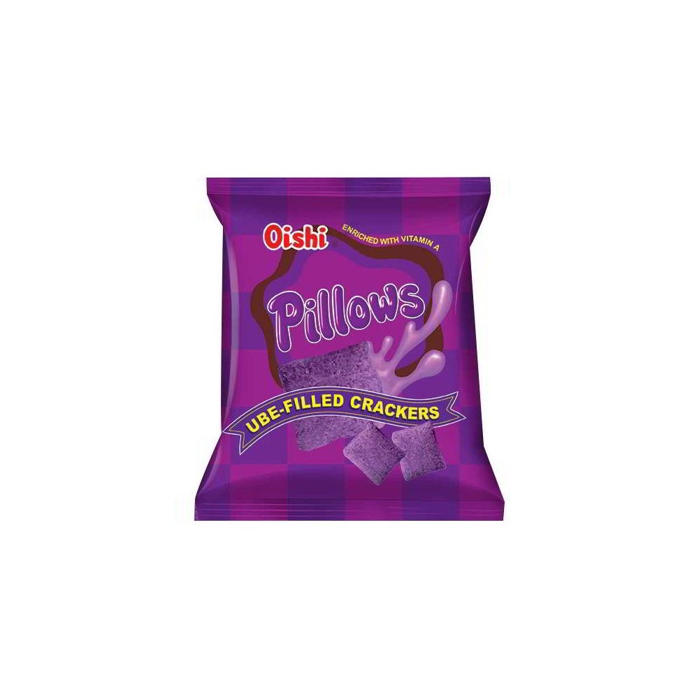OISHI BISCUITS FILLED WITH UBE TARO 38G