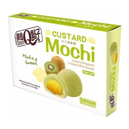 Q MOCHI KIWI CUSTARD 168G