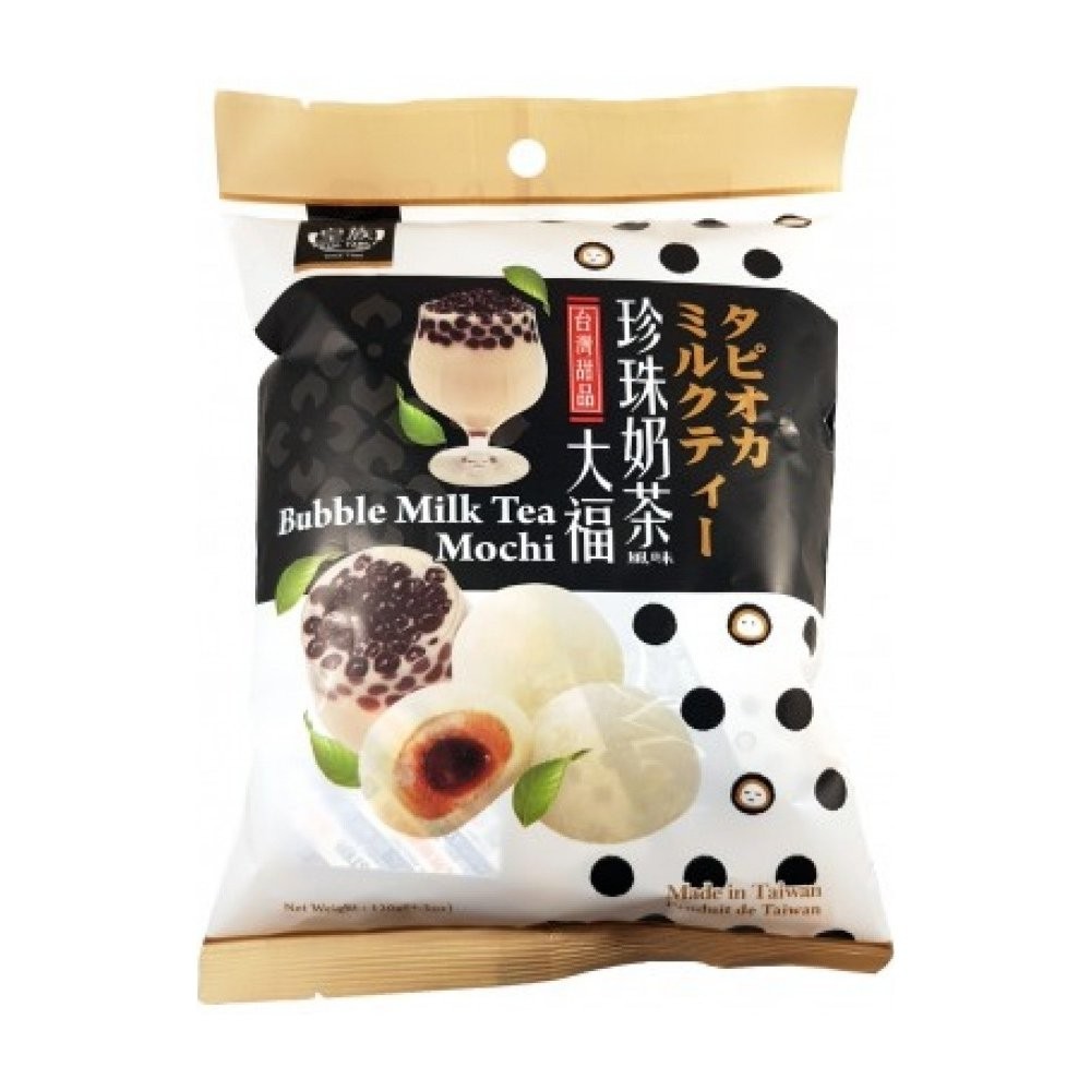 Q MOCHI WITH BUBBLE MILK TEA 120G