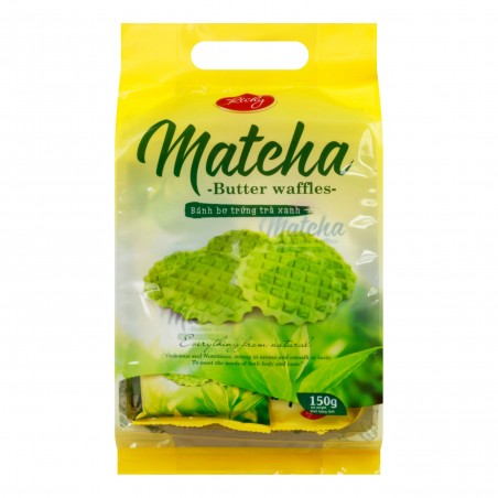 RICHY BUTTER WAFFLES MATCHA 150G