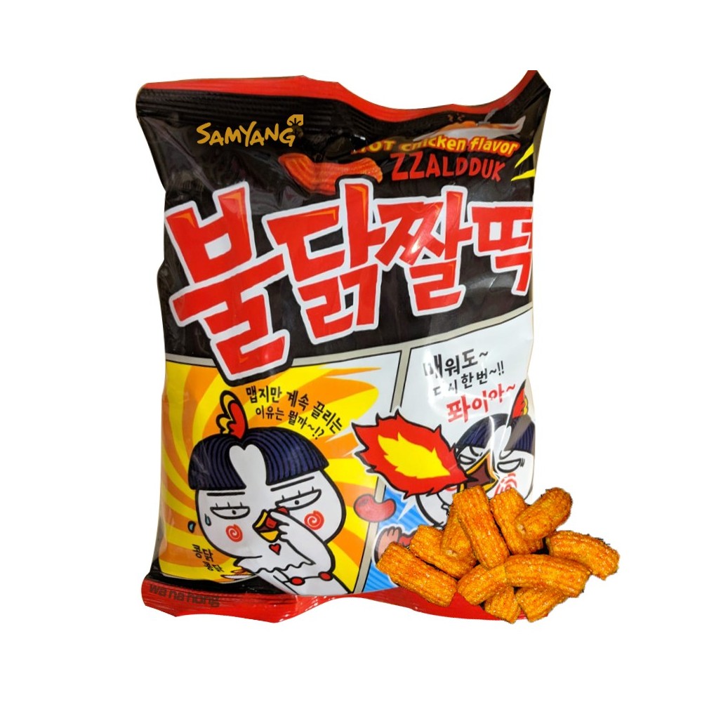 SAMYANG ZALDDUK HOT CHICKEN SNACKS 120G