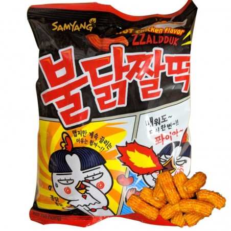 SAMYANG ZALDDUK HOT CHICKEN SNACKS 120G