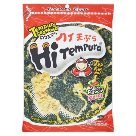 TAOKAENOI TEMPURATED SEAWEED CHIPS SPICY 40G
