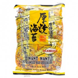 WANTWANT RICE CRACKERS WITH SEAWEED FLAVOR 160G