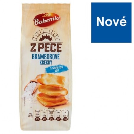 Bohemia From Oven Potato Crackers with Sea Salt 90g