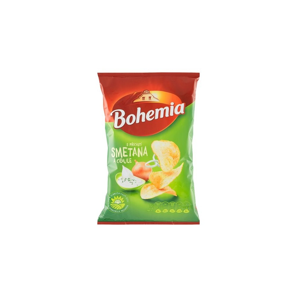 Bohemia Chips with Cream and Onion Flavor 70g
