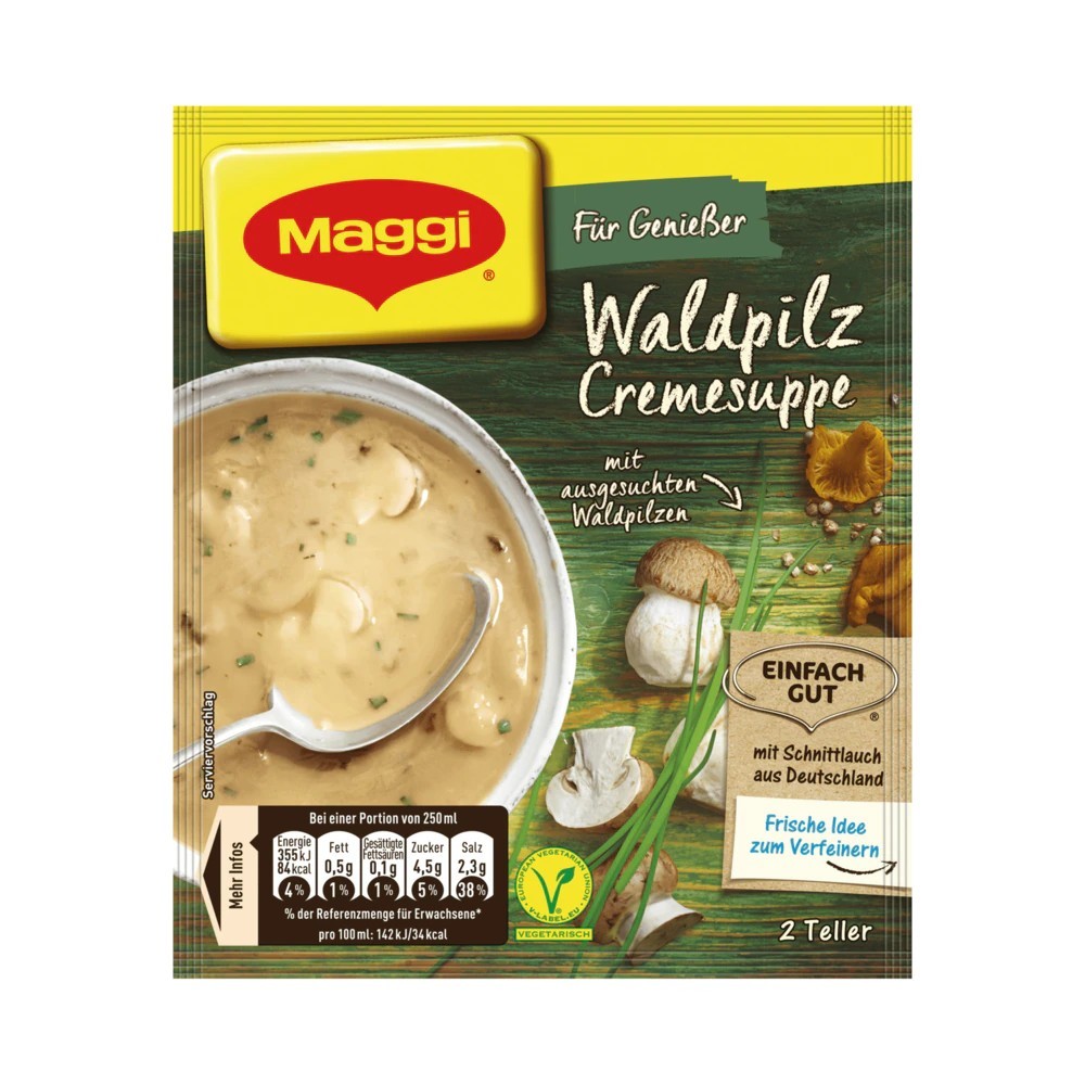 Maggi gourmet forest mushroom cream soup 500ml