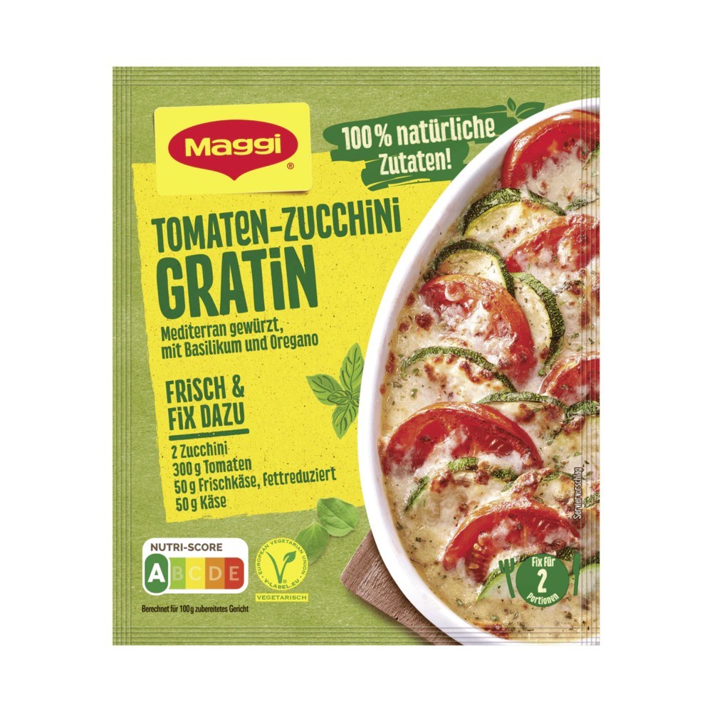 Maggi Natural & Conscious for Tomato and Zucchini Gratin 33g