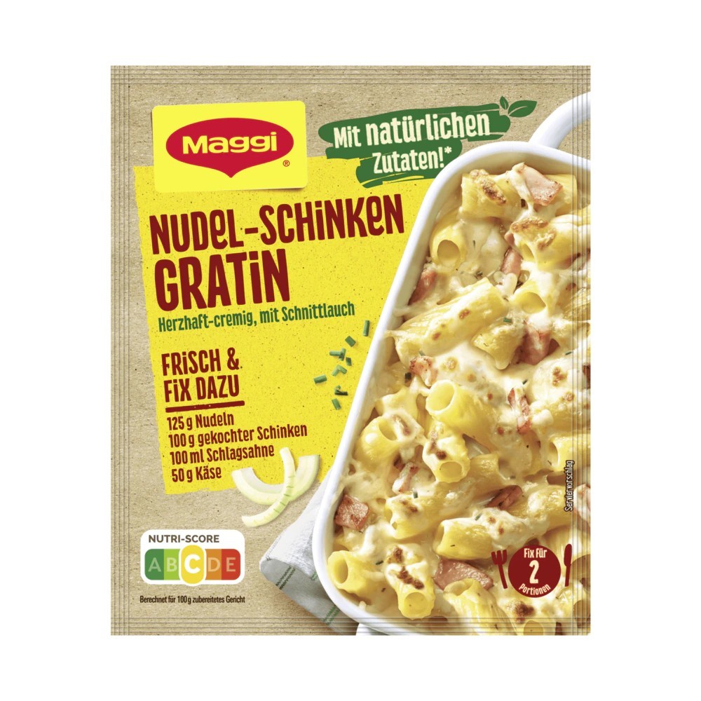 Maggi Fix noodle ham gratin 33g